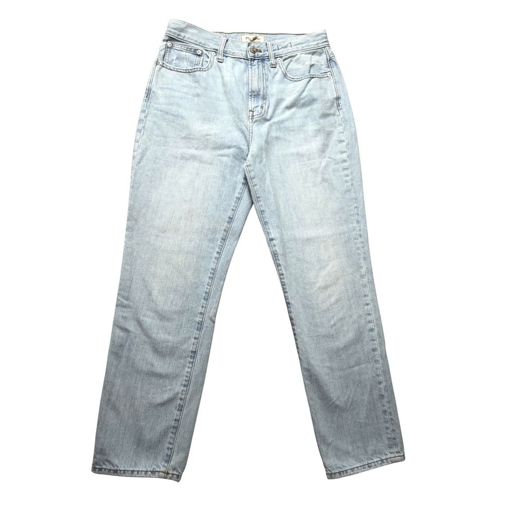 Madewell Perfect Vintage Straight Jeans Womens 28 Blue High Rise Denim‎